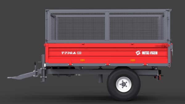 Puspriekabė METAL – FACH T736