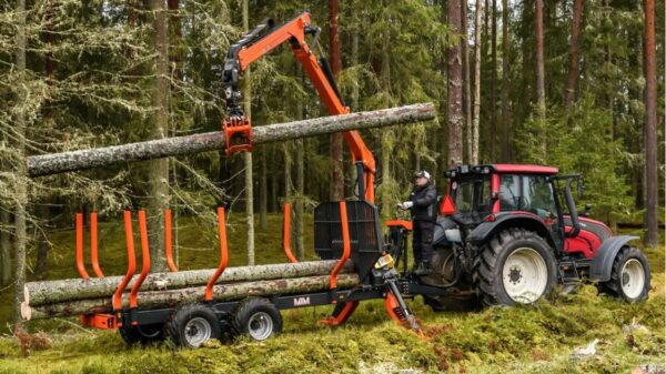 Miško priekaba su manipuliatoriumi MTM 7100 10T FD 70