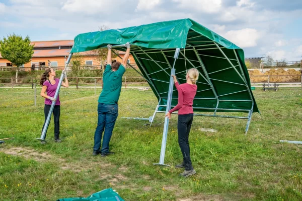 Mobili lauko pavėsinė su stogu - Image 4